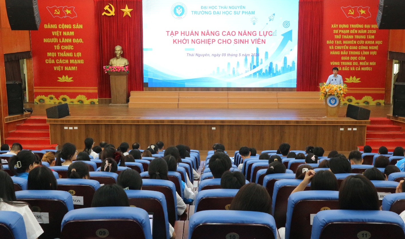 Tập huấn Nâng cao năng lực khởi nghiệp cho sinh viên Trường Đại học Sư phạm – Đại học Thái Nguyên